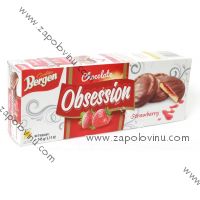 Bergen OBSESSION Cookies Jahoda 128g