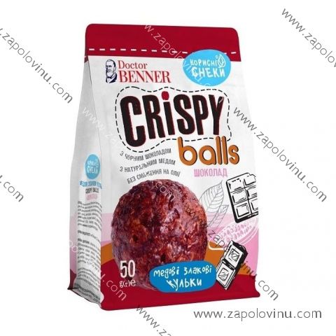 DR. BENNER Crispy balls čokoláda a med 50g