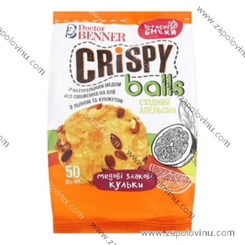 DR. BENNER Cripspy balls pomeranč 50g