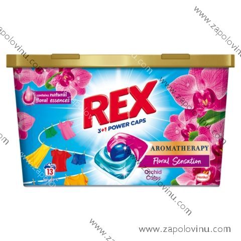 REX Power Caps Aromatherapy Orchid Color prací prostředek 13 PD