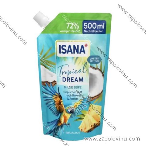 ISANA Jemné mýdlo Tropical Dream 500 ml