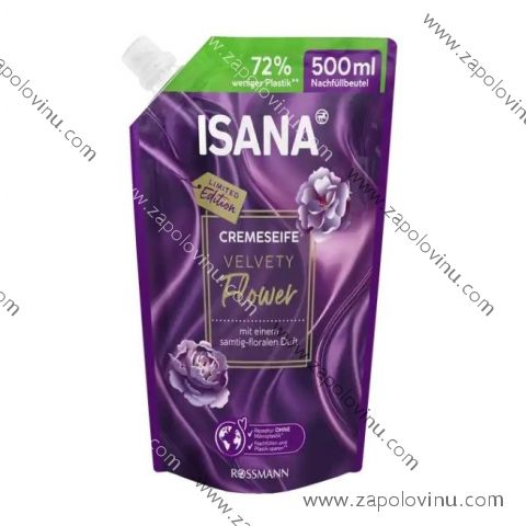 ISANA Jemné mýdlo Velvety Flower 500 ml