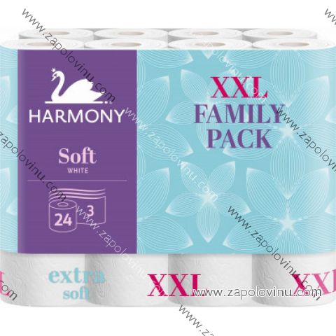 Harmony Soft Family Pack 3-vrstvý 24 ks