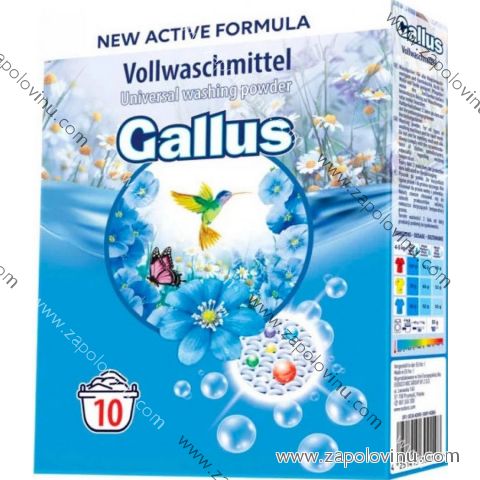 Gallus prací prášek Universal 10 PD 650 g