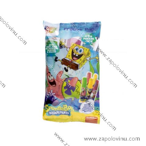 Sponge Bob Ice Pops - zmrzliny ke zmražení s ovocnou příchutí 10x50ml