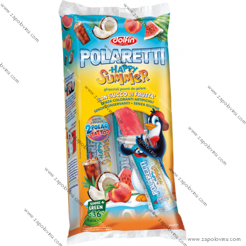 Polaretti vodové zmrzliny Happy Summer 400ml (10x40ml)