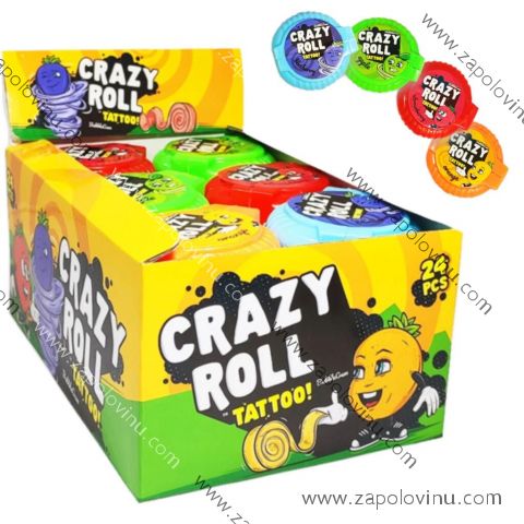 MP Crazy Roll Tattoo Bubble Gum 16g