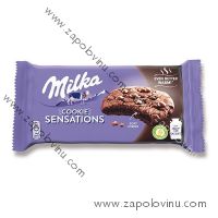 Milka Choco Sensations Cookies kakaové s čokoládovou náplní 156 g