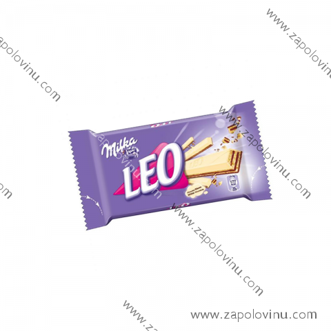 Milka tyčinka Leo s oplatkami v bílé čokoládě 33g