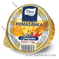 Viva Pomazánka se sýrem a s Jalapeños 120g