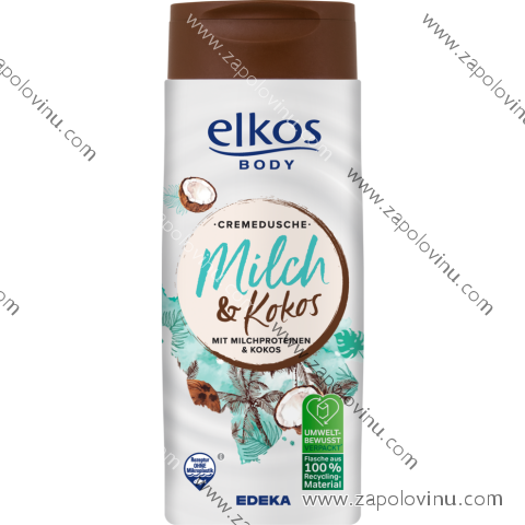 Elkos sprchový gel mléko a kokos 300 ml