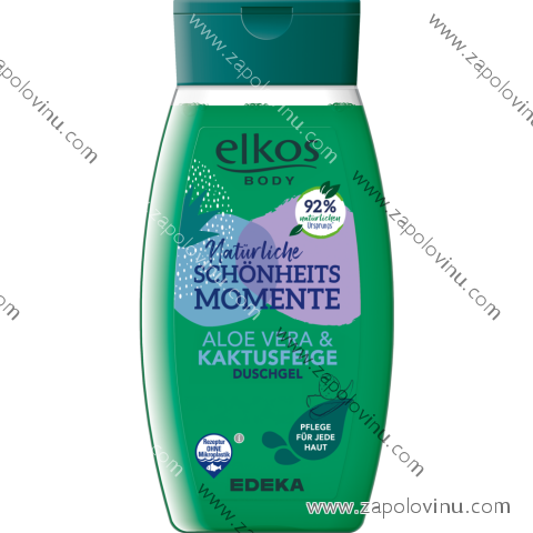 EDEKA elkos sprchový gel beauty moments aloe vera + opuncie 250 ml