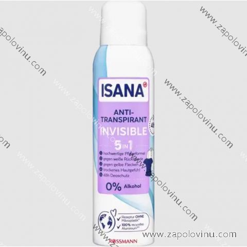 ISANA Antiperspirant Invisible 5in1 150 ml