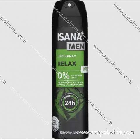 ISANA MEN Deodorant ve spreji Relax 150 ml