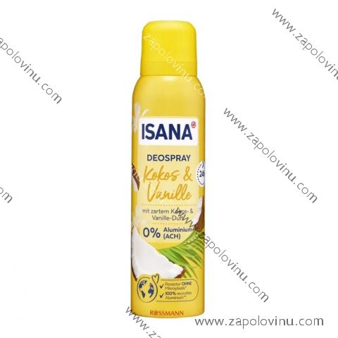 ISANA Deodorant Kokos a vanilka 150 ml