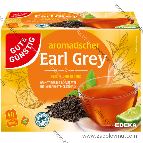 G+G čaj Earl Grey 40 sáčků