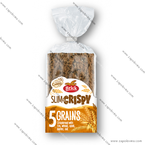 BRICK Slim + Crispy Chléb křupavý 5 obilovin 130 g