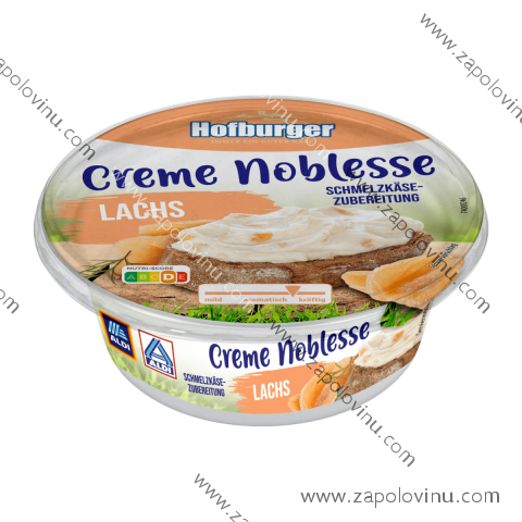 HOFBURGER Creme Noblesse Tavený sýr Losos 250g