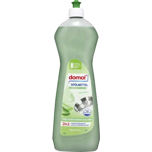 Domol prostředek na nádobí balzám aloe vera 1L