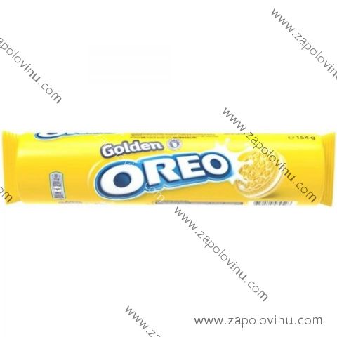 Oreo Golden sušenky s náplní s vanilkovou příchutí 154 g