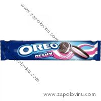 Oreo Remix kakaové sušenky s náplní Vanilka a malina 157 g