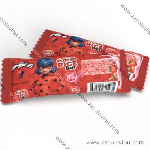 Nickelodeon Miraculous Puffed Rice Bar Strawberry 22.5g