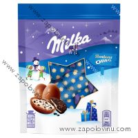 Milka jemné kuličky Oreo s mléčným krémem a kousky kakaových sušenek 90g