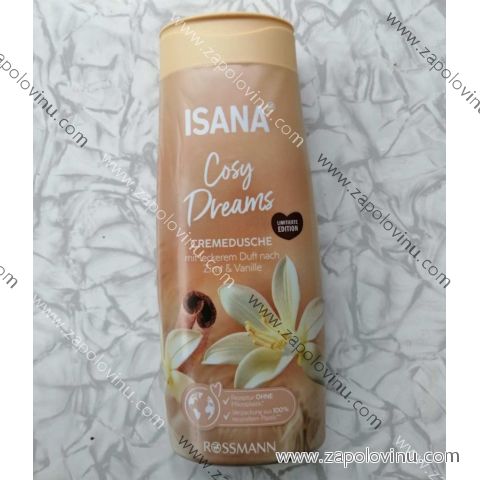 ISANA Krémový Sprchový gel Cosy Dreams - skořice a vanilka 300 ml