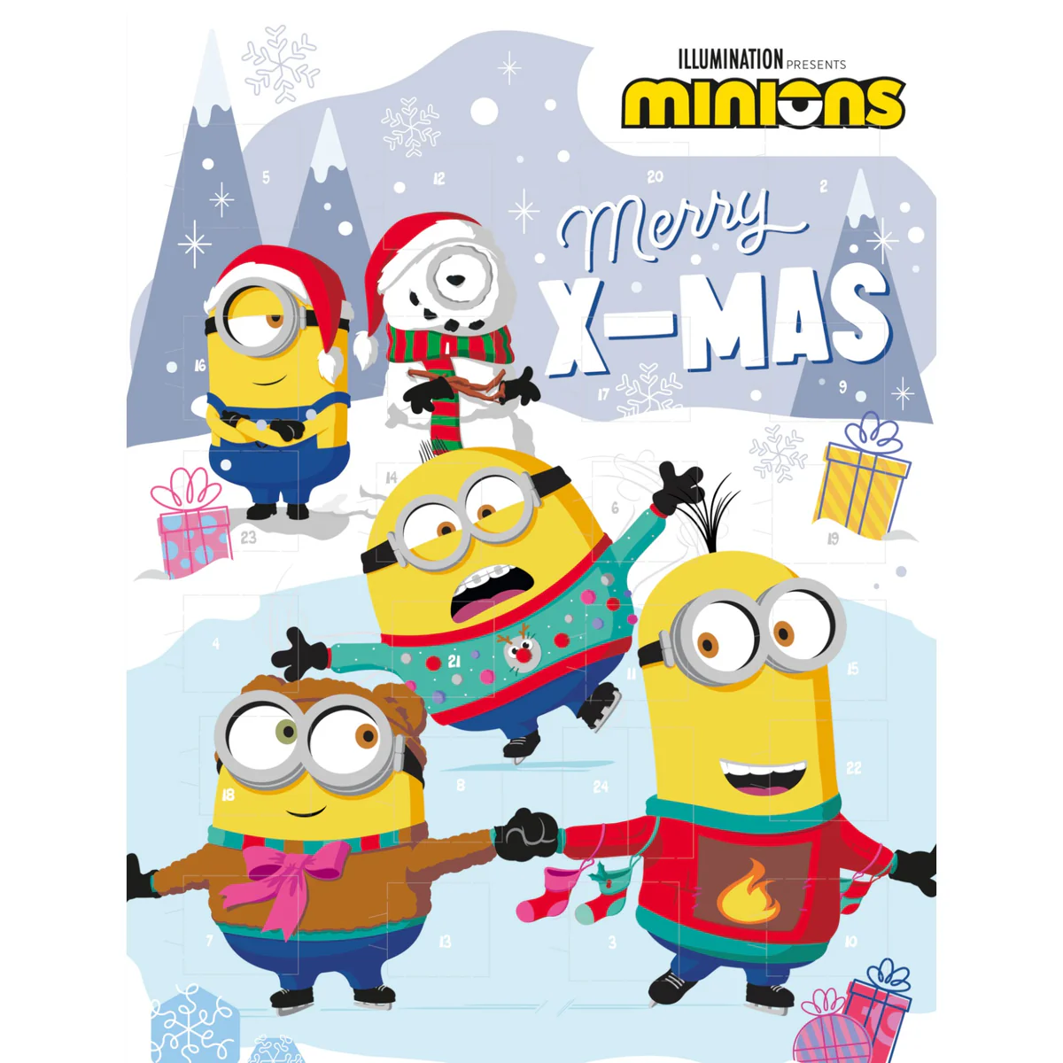 WINDEL ADVENTNÍ KALENDÁŘ Minions Merry X-MAS 75G