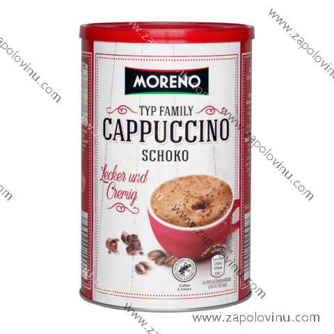 MORENO Rodinné cappuccino čokoláda 500g