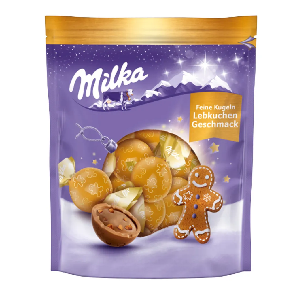 Milka jemné kuličky s příchutí perníku 90g