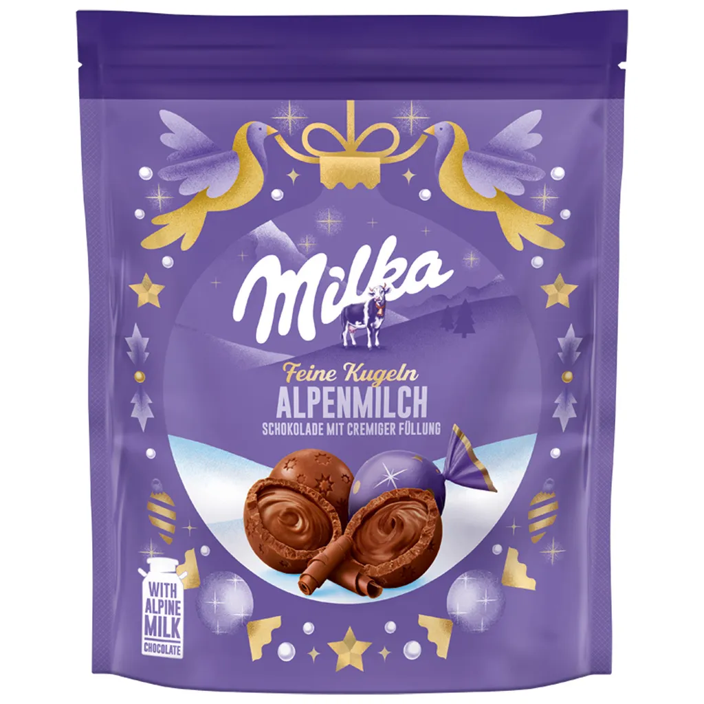 Milka jemné kuličky s Alpskou čokoládou 90g