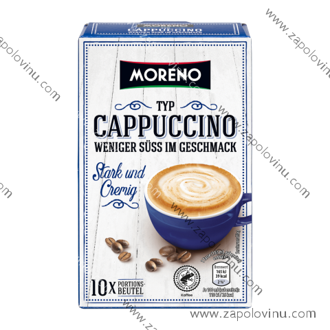 MORENO Cappuccino méně sladké 10 porcí 100g