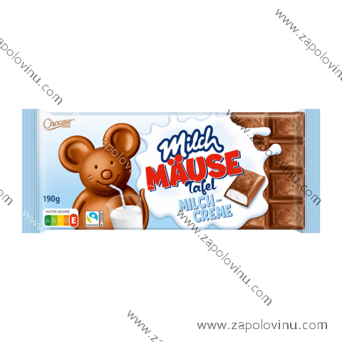 Choceur Milchmäuse-Schokoladentafel mléčný krém 190g