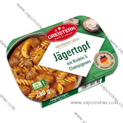 DREISTERN Jägertopf s těstovinami a houbami 280 g