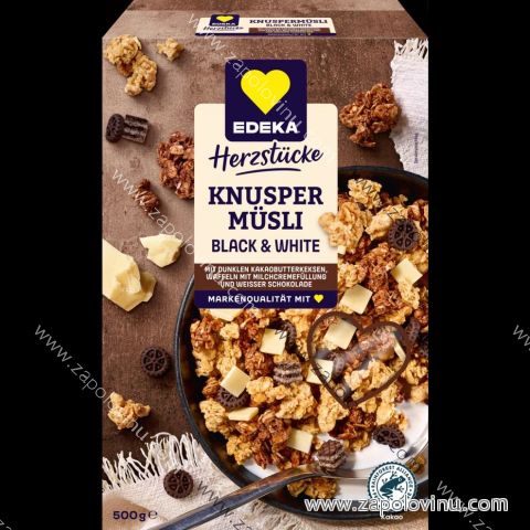 EDEKA Premium Křupavé müsli Black + White 500g