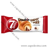 7 Days Double Super Max Croissant s náplněmi kakaovou + s vanilkovou 110g