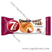 7 Days Double Super Max Croissant s náplněmi vanilková příchuť + višeň 110g