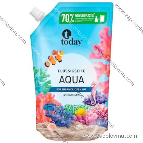 TODAY Jemné mýdlo Aqua 750 ml