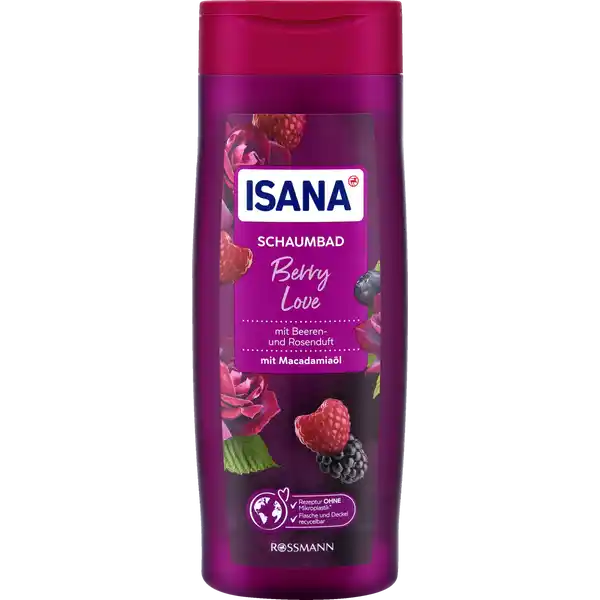 ISANA Pěnová koupel Berry Love 750 ml