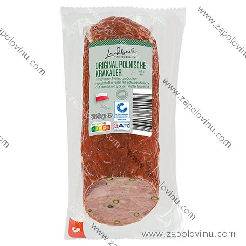 LANDBECK Original Polish Krakow Se zeleným pepřem 350 g