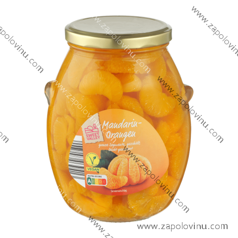 SWEET VALLEY Mandarinky celé kousky loupané XXL 1000g