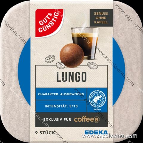 G+G kávové kuličky Lungo 9 ks