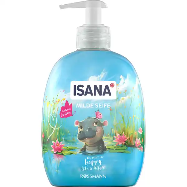 ISANA Jemné mýdlo šťastný jako hroch 500ml