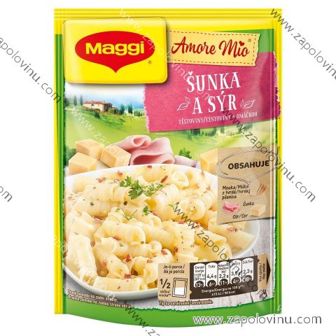 MAGGI Amore Mio Šunka a sýr těstoviny s omáčkou 140g