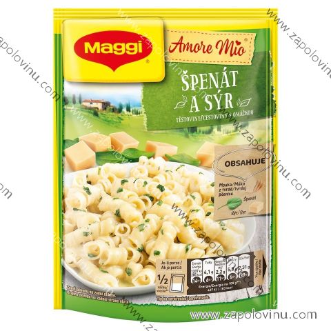 MAGGI Amore Mio Špenát a sýr těstoviny s omáčkou 152g