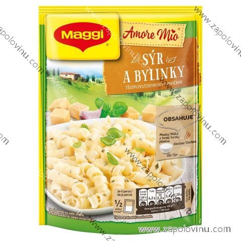 MAGGI Amore Mio Sýr a bylinky těstoviny s omáčkou 146g