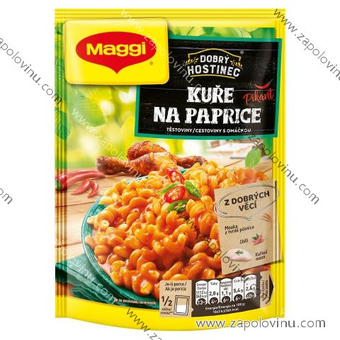 MAGGI Dobrý Hostinec Kuře na paprice pikant těstoviny s omáčkou 146g