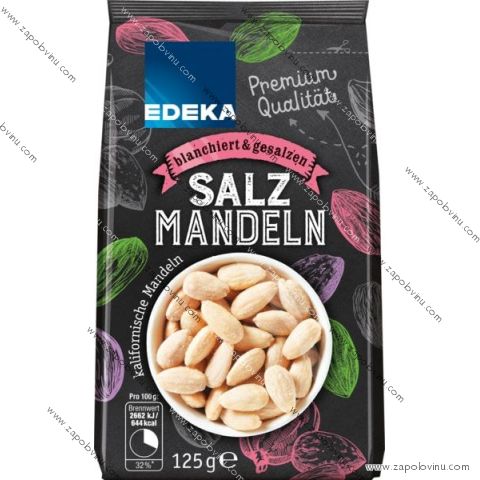 EDEKA mandle pražené a solené 125 g