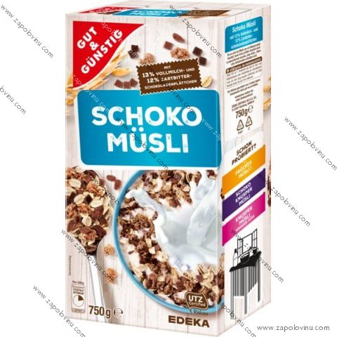 G+G Čokoládové müsli 750g